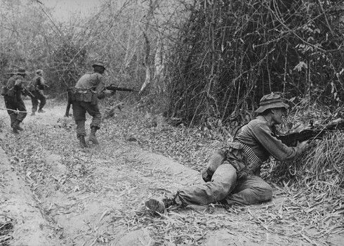 Contat, Contact, Contact....late afternoon section strength TAOR Patrol, Operation Federal, 7 Platoon, C Company 4 RAR/NZ (ANZAC). 