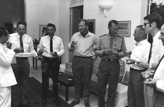  Maj Neville Smethurst MBE 2IC of the 7th Battalion RAR at Ambassador Harry's residence in Saigon. 