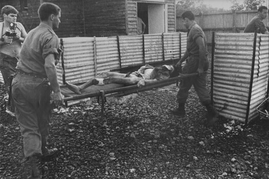 The second of eight wounded Veit Cong captured in the wards of K76A Hospital during Operation Marsden by 6 RAR/NZ (ANZAC ). 