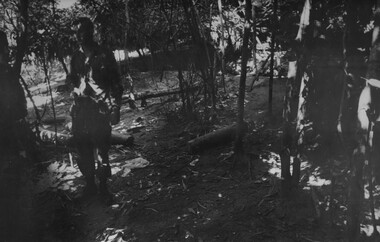 Two Diggers checks out a Nurse's Quarters near the one of the wards at the NVA Viet/Cong K76A Hospital.