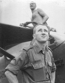 A photograph at Luscombe Airfield, 1st Australian Task Force Base, Nui Dat, Phouc Tuy Province, South Vietnam.