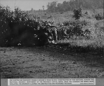 Photograph, Clearing Road Block