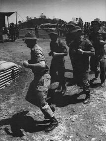 Gunners of 161 Battery Royal New Zealand Artillery, attached to 1st Australian Field Regiment.