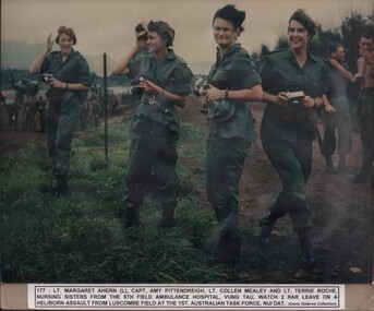 Photograph, Nurses visit 1st ATF Base