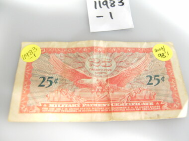 Currency, Military Payment