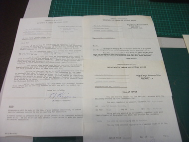 Document - Call-up notice