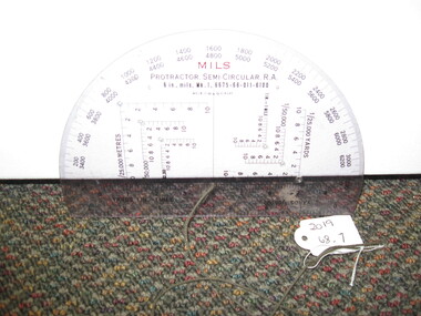Equipment - Equipment, Army, Protractor