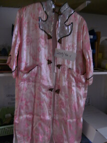 Clothing, Pink silk jacket