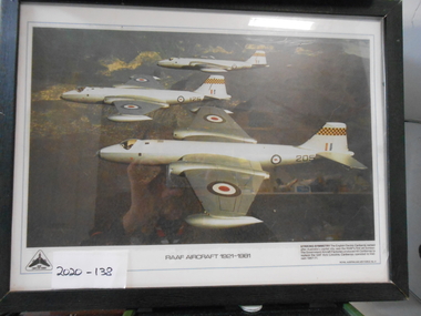 Photograph - Framed image, RAAF Aircraft 1921-1981