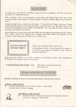 TAOR-Metro (Tactical Area of Responsibility - Metro) - Melbourne Sub-Branch August, 1993.