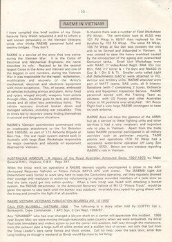 TAOR-Metro (Tactical Area of Responsibility - Metro) - Melbourne Sub-Branch August, 1993.