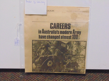 Article - Article, Clipping, Careers
