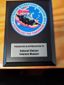 Plaque - Plaque, Airshow  2019