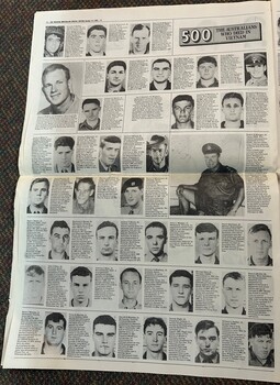 500: The Australians Who Died in Vietnam - The Australian Newspaper 3-4 Oct 1992.