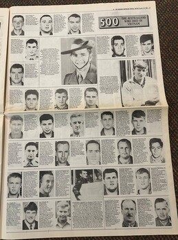 500: The Australians Who Died in Vietnam - The Australian Newspaper 3-4 Oct 1992.