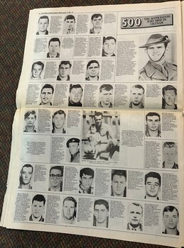 500: The Australians Who Died in Vietnam - The Australian Newspaper 3-4 Oct 1992.
