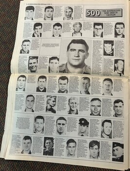 500: The Australians Who Died in Vietnam - The Australian Newspaper 3-4 Oct 1992.