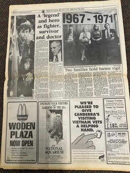 Veterans March into History: The Canberra Times, Sunday, October 4, 1992.