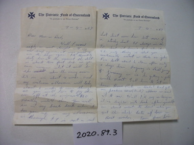 Letter, 7/04/1967 12:00:00 AM
