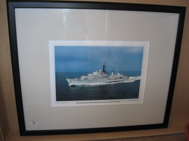 Photograph, British built Daring Class Destroyer, HMAS Duchess, the ship which replaced HMAS Voyager
