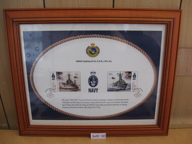 Photograph, HMAS Sydney & V.L.S.V.A. (Vic. In)