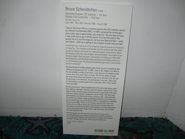 Poster - Poster, Information Board, Bruce Schmidtchen - Machine Gunner