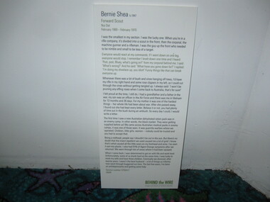 Poster - Poster, Information Board, Behind the Wire
