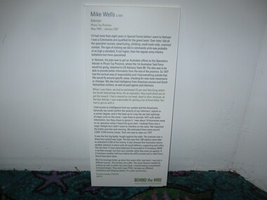 Poster - Poster, Information Board, Mike Wells - Adviser