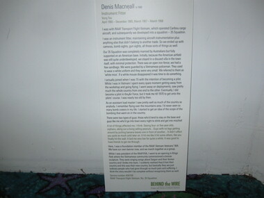 Poster - Poster, Information Board, Denis MacNeall