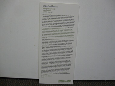 Poster - Poster, Information Board, Behind the Wire