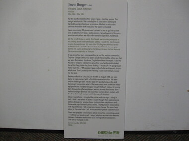 Poster - Poster, Information Board, Behind the Wire