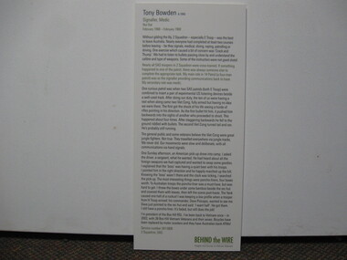 Poster - Poster, Information Board, Behind The Wire