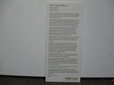 Poster - Poster, Information Board, Behind The Wire
