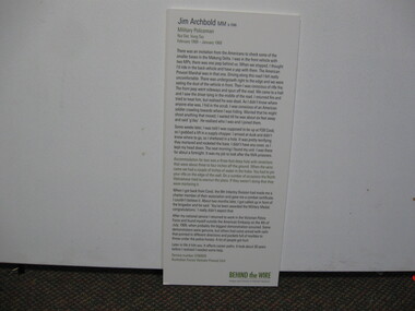 Poster - Poster, Information Board, Behind The Wire