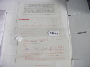 Document, Airplane Ticket