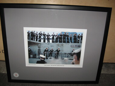 Photograph, Home Is the Sailor - HMAS Hobart After Completing Gunline Duties