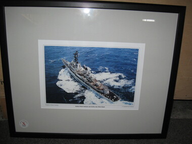 Photograph, Guided Missile Destroyer And Gunline Ship HMAS Hobart