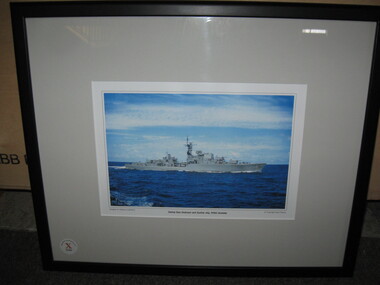 Photograph, Daring Class Destroyer and Gunline ship, HMAS Vendetta