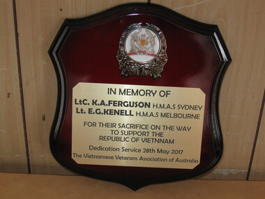 Plaque, In Memory Of