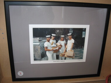 Photograph, Hong Kong "rabbit run' (shopping trip)