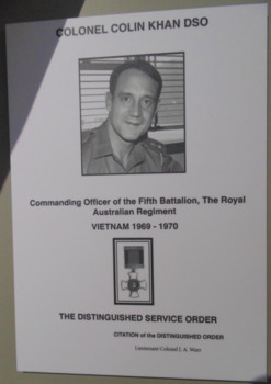 Poster, Information Board - Citation Board, Colonel Colin Khan DSO