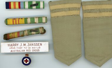 Memorabilia, Memorabilia of HJM (Harry) Janssen, Red Cross Officer