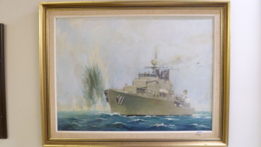 Painting, HMAS Vampire