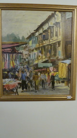 Painting - Painting, Market scene