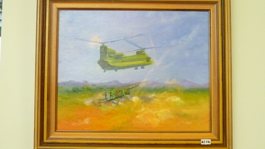 Painting - Framed painting, Chinook, 1969