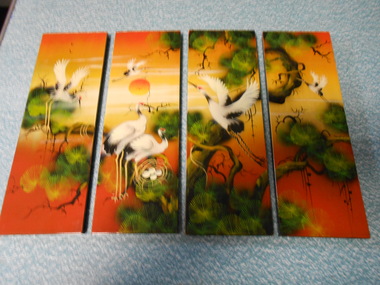 Painting - Vietnamese painting in 4 panels