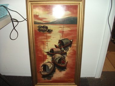 Painting - Painting, Vietnamese scene