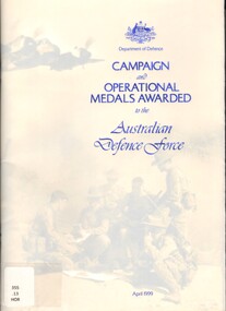Book, Horton, R P, Campaign and Operational Medals Awarded to the Australian Defence Force