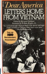 Book, Edelman, Bernard ed, Dear America: Letters Home From Vietnam