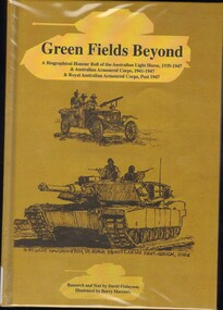 Book, Finlayson, David, Green fields beyond: a biographical honour roll of